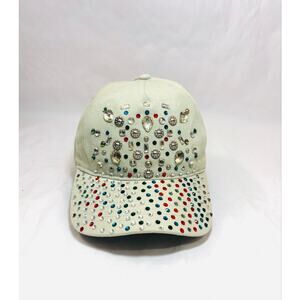 Rhinestone Accent Hip Hop style Shiny Bling Streetwear Baseball Cap Hat